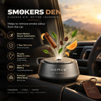 NERVE™ Smokers Den | Car Fragrance Diffuser for Smoke Odor | Say Goodbye to Lingering Smoke Odor