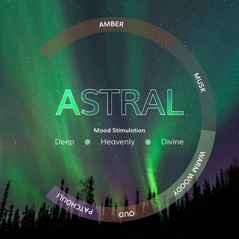 Astral Rechargeable Car Electric Diffuser – Musk & Amber Essence - 30ML