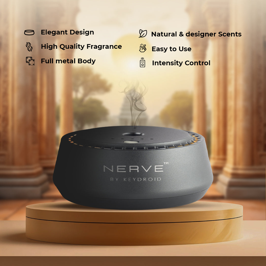 Brahma Rechargeable Car Electric Diffuser – Jasmine, Rajnigandha & Musk Harmony – 30ML