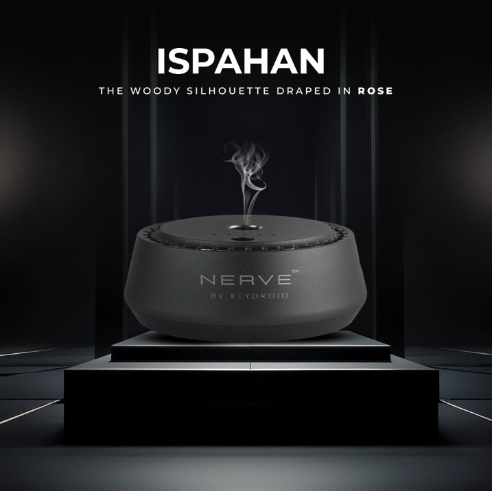 Ispahan Electric Rechargeable Diffuser - Velvety Rose & Bold Oud Harmony With Refill