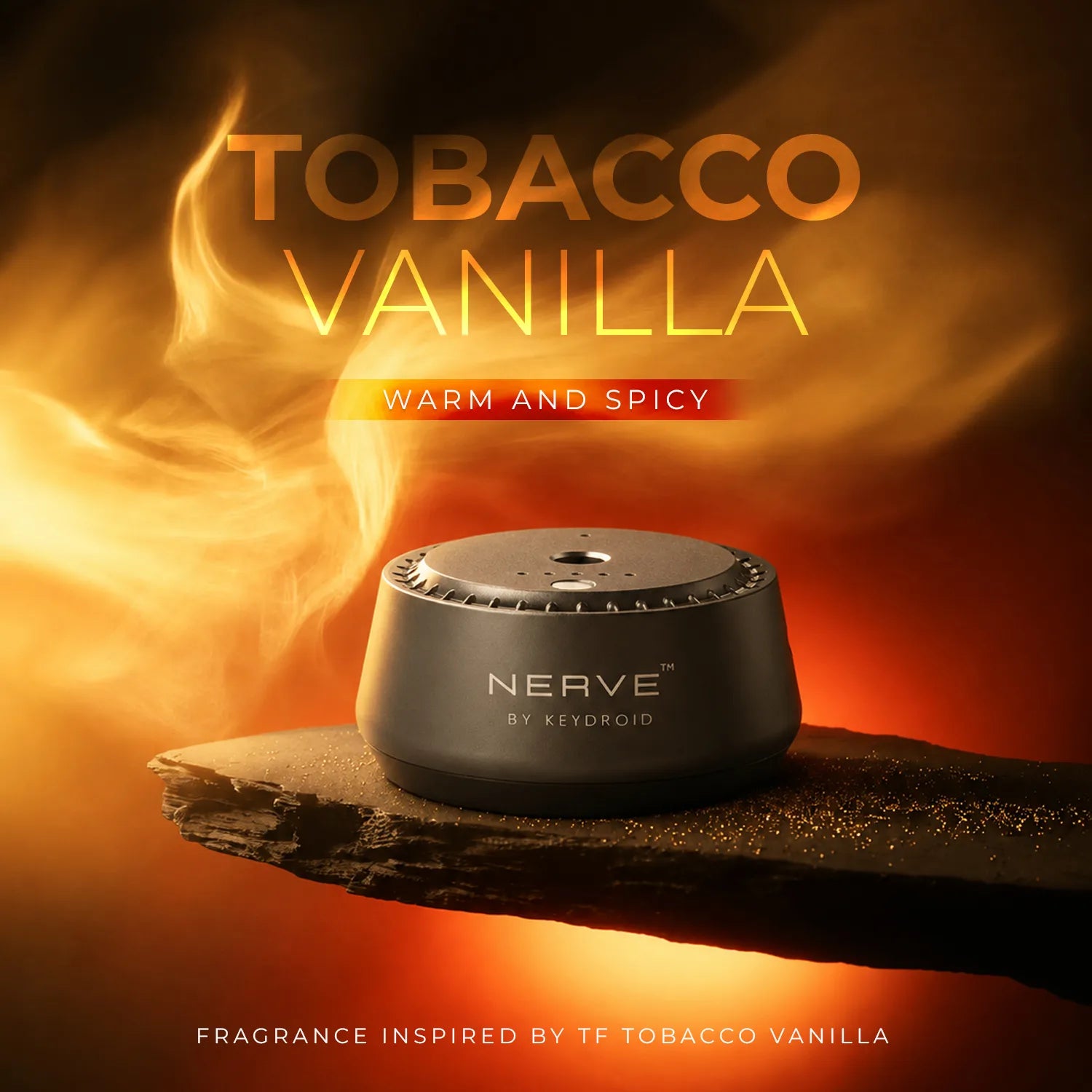 Tobacco Vanilla Rechargeable Electric Car Diffuser | Luxury Car Air Freshener